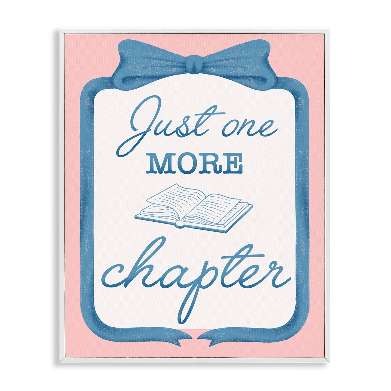 Stupell Industries Chic Just One More Chapter Framed Giclee, design by Marcus Prime